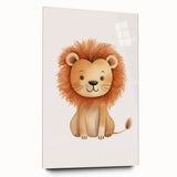 Cute Lion Nursery Wall Art - Baby Room Decor for Kids