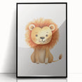 Cute Lion Nursery Wall Art - Baby Room Decor for Kids