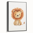 Cute Lion Nursery Wall Art - Baby Room Decor for Kids