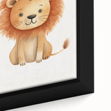 Cute Lion Nursery Wall Art - Baby Room Decor for Kids