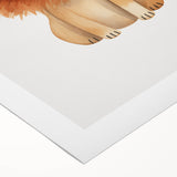 Cute Lion Nursery Wall Art - Baby Room Decor for Kids