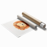Cute Lion Nursery Wall Art - Baby Room Decor for Kids