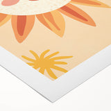 Acrylic Glass Art for Kids Rooms - Smiling Sun Nursery Print