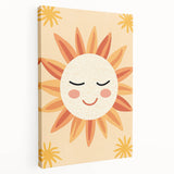 Acrylic Glass Art for Kids Rooms - Smiling Sun Nursery Print