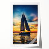 Rolled landscape print showcasing vibrant African-inspired art with intricate patterns and colors, elegantly packaged in a protective cardboard tube for safe delivery.