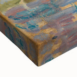 Modern Beach and Village Scene - Contemporary Art Print for Trendy Home Decor