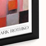 Extra large framed canvas featuring a textured, black wall art with colorful abstract elements, ideal for living room decor.