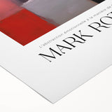 Art Deco poster featuring geometric shapes in muted gold and black tones on a rolled canvas, suitable for dining room decor.