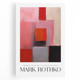 Large black and white abstract canvas art, featuring broad strokes, ideal for kitchen wall decor.