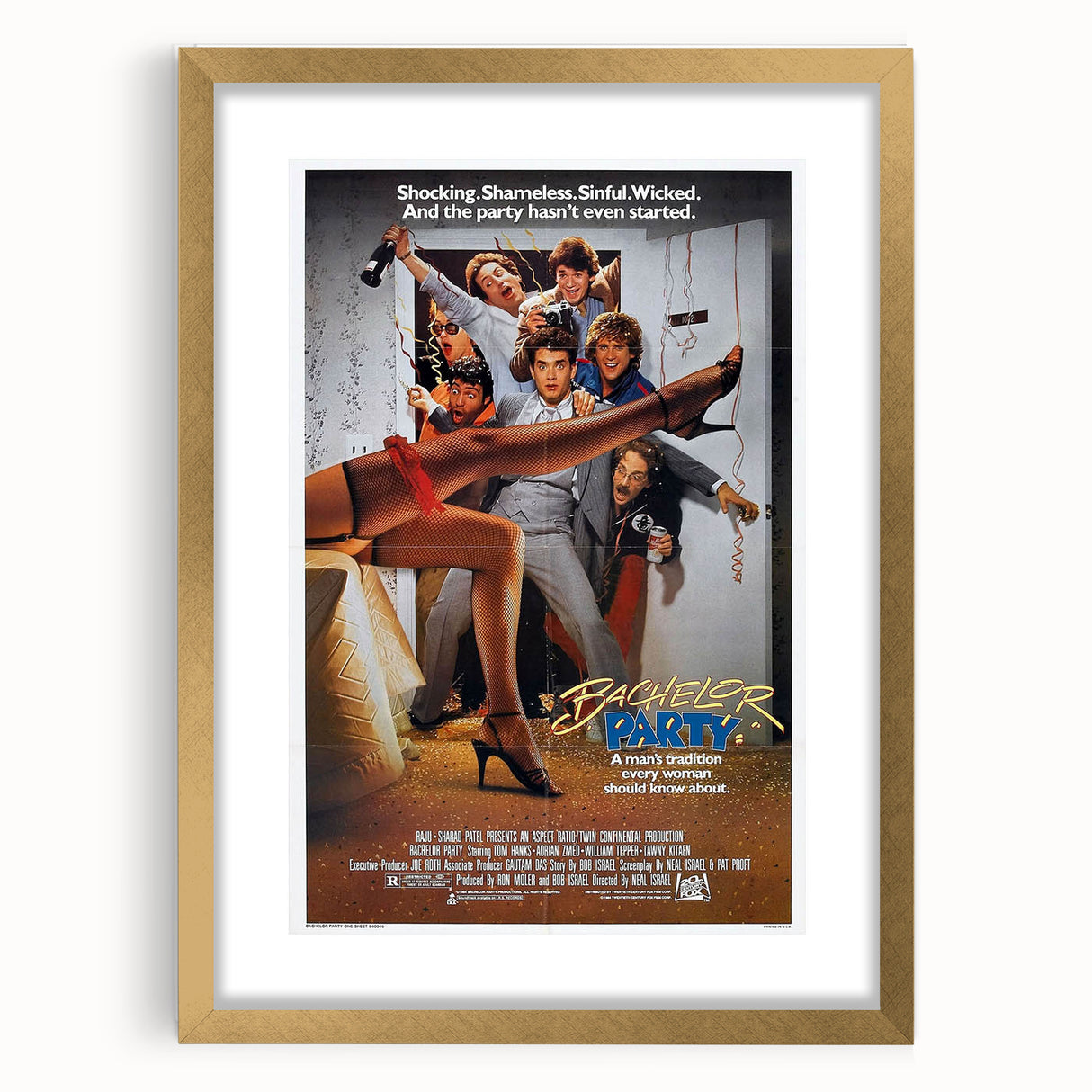 Retro Wall Art – Bachelor Party 1984 Vintage Poster