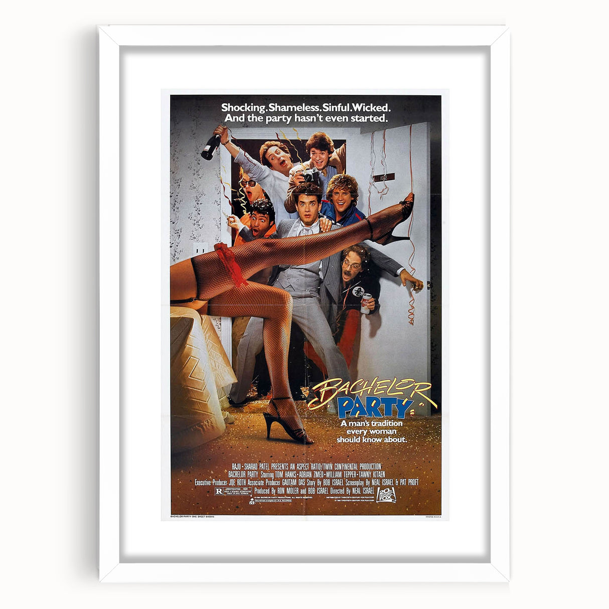 Retro Wall Art – Bachelor Party 1984 Vintage Poster