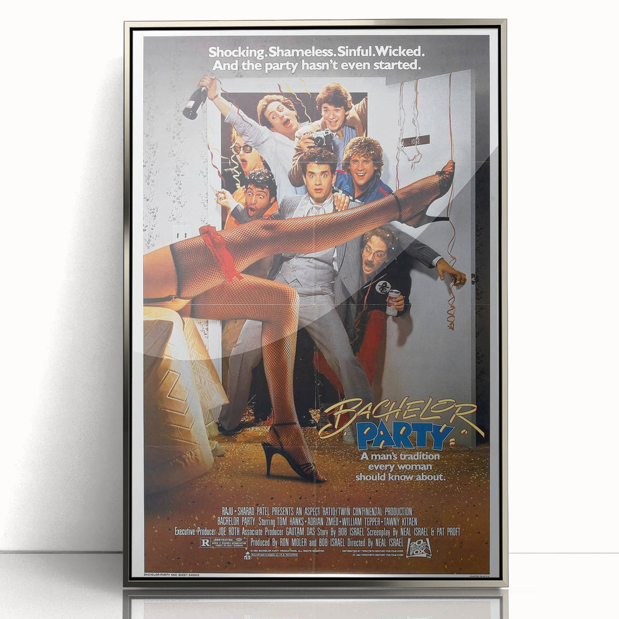 Retro Wall Art – Bachelor Party 1984 Vintage Poster