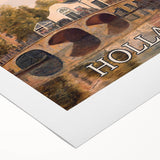 Amsterdam Retro Travel Poster | Vintage Canal View Print