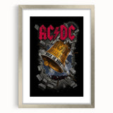 AC/DC Hell's Bell Retro Wall Art – Vintage Rock Poster Print