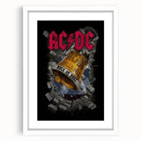 AC/DC Hell's Bell Retro Wall Art – Vintage Rock Poster Print