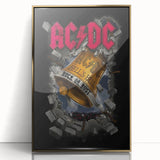 AC/DC Hell's Bell Retro Wall Art – Vintage Rock Poster Print