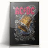 AC/DC Hell's Bell Retro Wall Art – Vintage Rock Poster Print