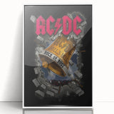 AC/DC Hell's Bell Retro Wall Art – Vintage Rock Poster Print