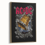 AC/DC Hell's Bell Retro Wall Art – Vintage Rock Poster Print