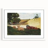 Realism Art Print – Warm Afternoon by Winslow Homer | Serene Pastoral Scene