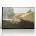 Realism Art Print – Warm Afternoon by Winslow Homer | Serene Pastoral Scene