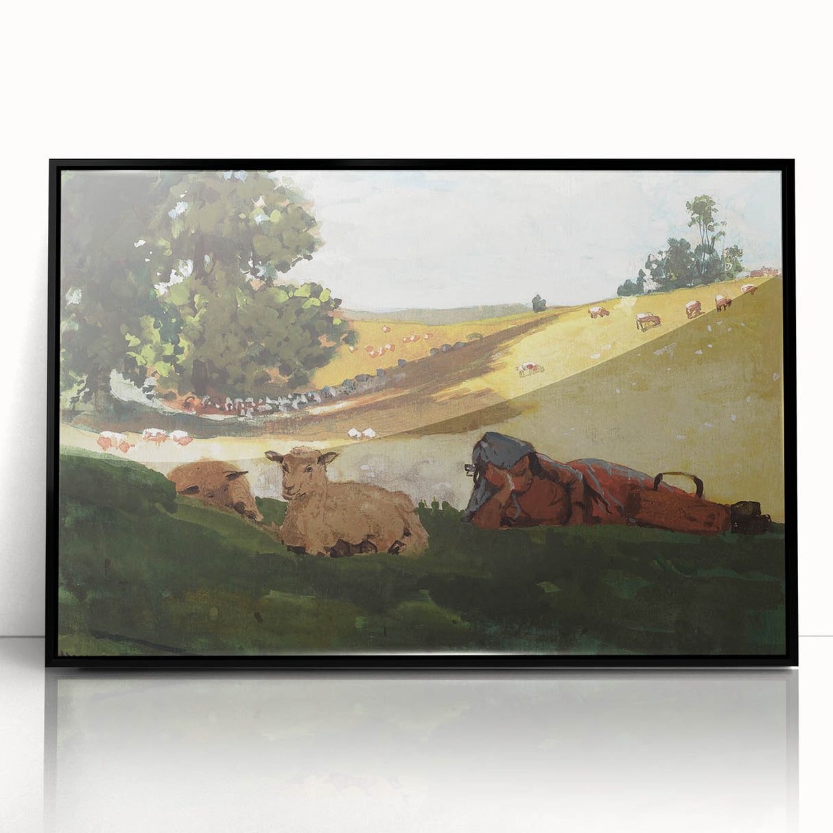 Realism Art Print – Warm Afternoon by Winslow Homer | Serene Pastoral Scene