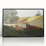 Realism Art Print – Warm Afternoon by Winslow Homer | Serene Pastoral Scene