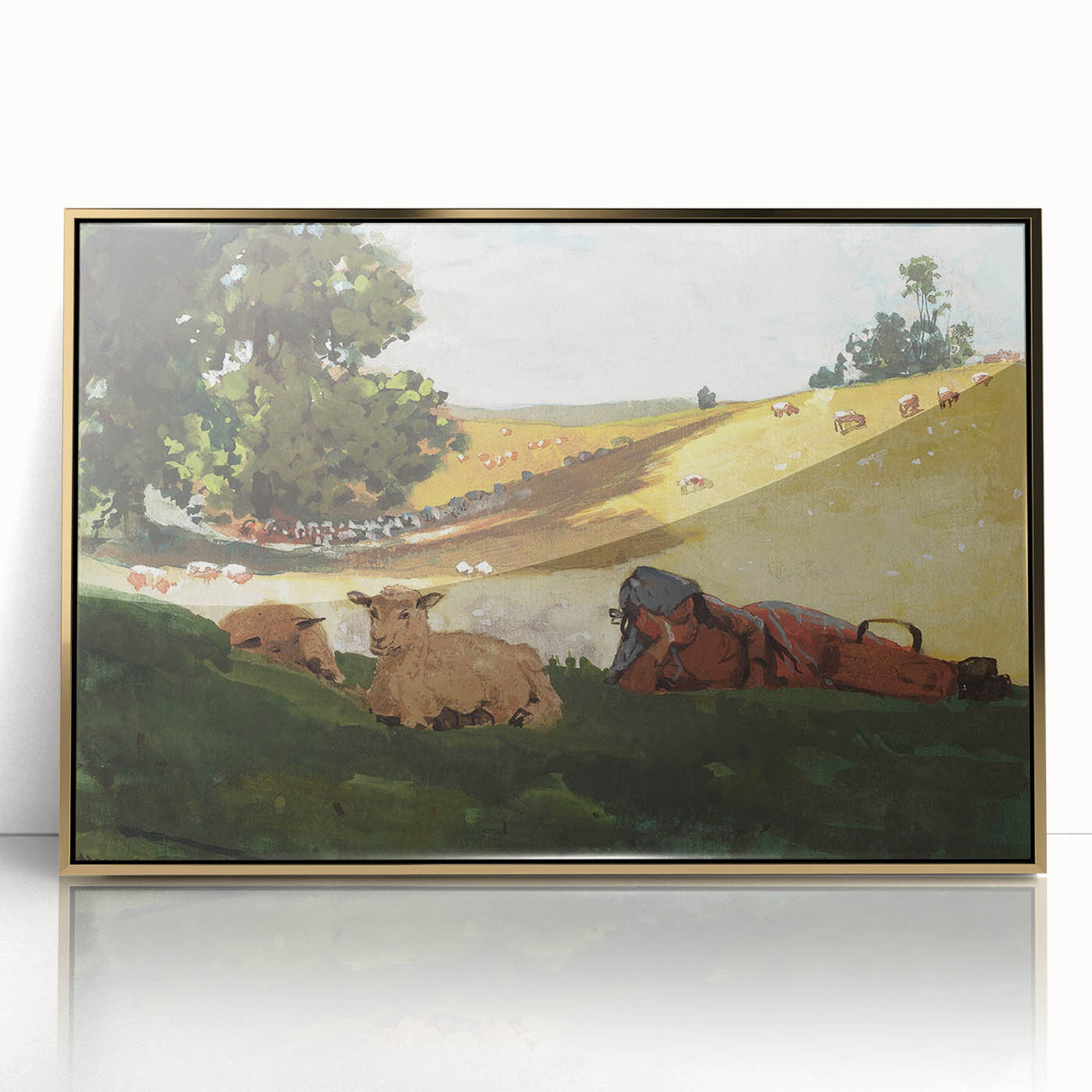 Realism Art Print – Warm Afternoon by Winslow Homer | Serene Pastoral Scene