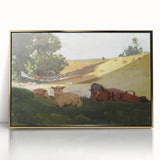 Realism Art Print – Warm Afternoon by Winslow Homer | Serene Pastoral Scene