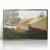 Realism Art Print – Warm Afternoon by Winslow Homer | Serene Pastoral Scene