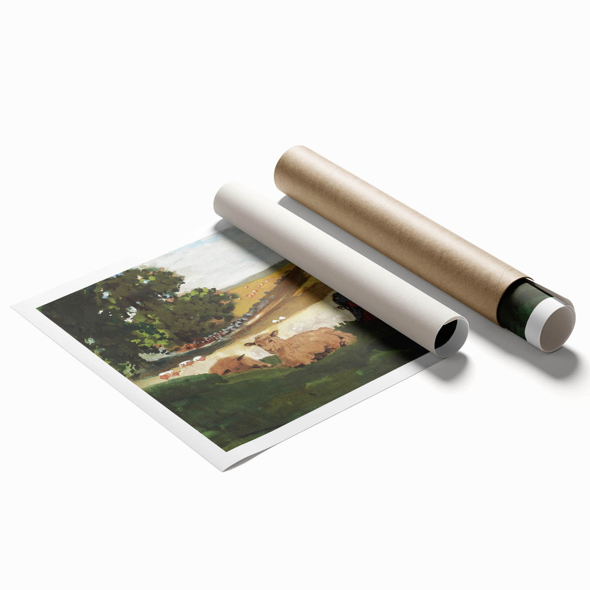 Realism Art Print – Warm Afternoon by Winslow Homer | Serene Pastoral Scene