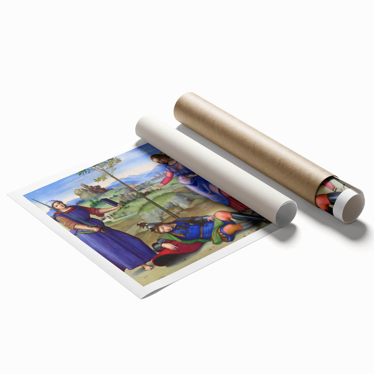 Renaissance Art Print – Raphael's Vision of a Knight – Classic Decor