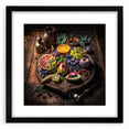 Rustic Fruit Feast - Kitchen Wall Art for a Warm Culinary Space