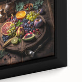 Rustic Fruit Feast - Kitchen Wall Art for a Warm Culinary Space