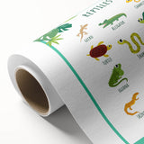 Reptiles Kids Educational Wall Art – Learning Poster