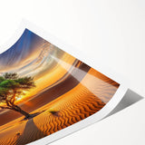 Extra large rolled print featuring line art flowers in monochrome, ideal for large living room wall art.