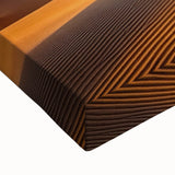 Large black and white landscape art painting of Algerian scenery on stretched canvas, ideal for bedroom wall decor.