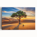 Large black and white stretched canvas of Algerian scenery, ideal for kitchen wall art.