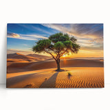 Monochrome Algerian landscape on large stretched canvas, ideal for kitchen wall art or bedroom ambiance.