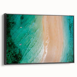 Black and white landscape art painting of Madagascar on framed canvas, ideal for bedroom wall decor.