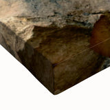 Large art of a black and white landscape painting depicting the desolate scenery of Mali on stretched canvas.