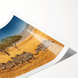 Extra large rolled print of line art flowers, featuring earth tones, ideal for large living room wall art.