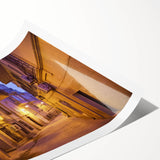 Extra large rolled print of line art flowers in muted earth tones, ideal for large living room wall art.