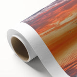 Art deco poster of a Bangladesh scenery on rolled canvas, featuring muted earth tones.