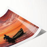 Extra large wall art featuring line art flowers in soft pastel shades on a rolled canvas, ideal for large living room decor.