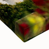 Black and white landscape art painting of a serene Indian scenery on large stretched canvas, ideal for bedroom wall art.