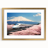 Extra large wall art featuring an abstract depiction of Mount Fuji in textured gold tones, ideal for living room decor.