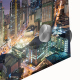 Large abstract wall art depicting a vibrant Philippine landscape on acrylic glass, ideal for dining room ambiance.