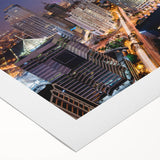 Art Deco poster of a serene Philippine landscape in muted green and blue tones, rolled canvas.