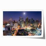 Rolled print of a serene Philippine landscape, featuring lush greenery and gentle hills, ideal for art wall dining room.